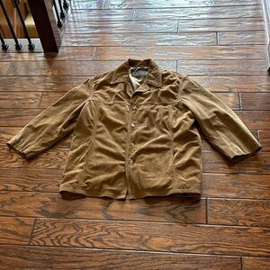 Men's Brown Suede Jacket Jim & Mary Lou